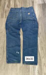 Vintage Carhartt Thrashed Carpenter Jeans